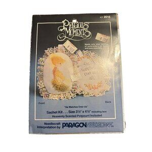 Precious Moments Sachet Kit 2016 "He Watches Over Us" 3.5" X 4.5" Paragon Needle